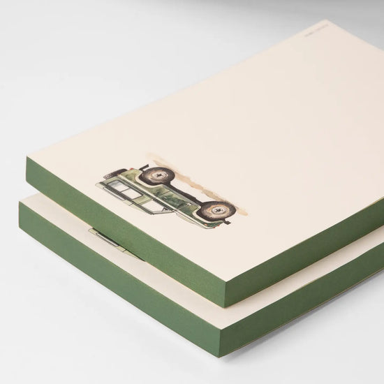 Green Rover Notepad