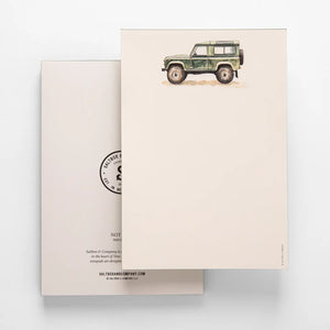 Green Rover Notepad