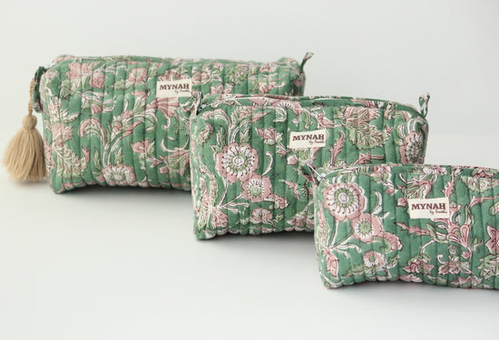 Blush Floral Travel Bag