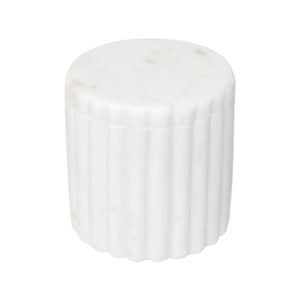 White Marble Canister