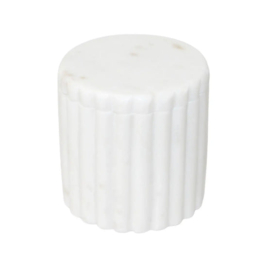 White Marble Canister