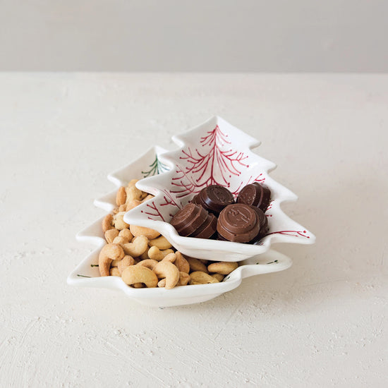 Red Tree Candy Dish