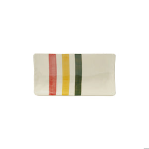 Handpainted Stripe Dish