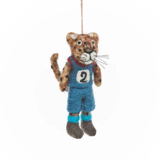 Running Cheetah Ornament