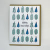 Happy Holidays Trees Card