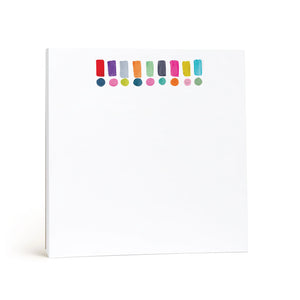 Happy Dots Exclamation Notepad