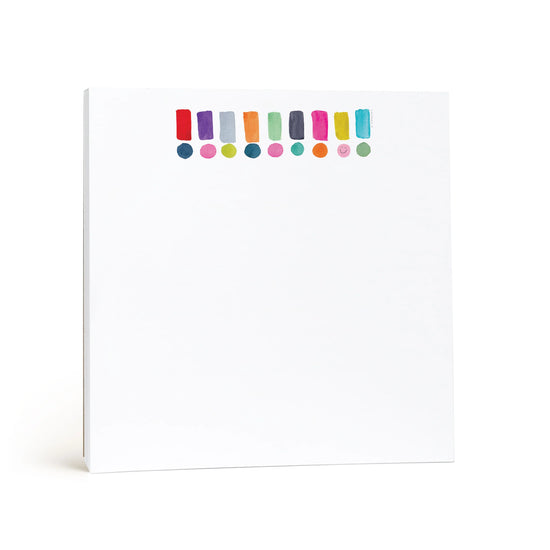Happy Dots Exclamation Notepad