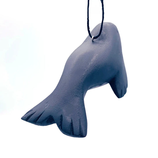 Harbor Seal Wood Ornament