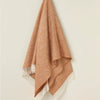 Herringbone Wool Throw | Rust
