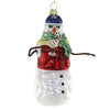 Hipster Snowman Ornament