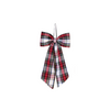 Holiday Plaid Fabric Bow