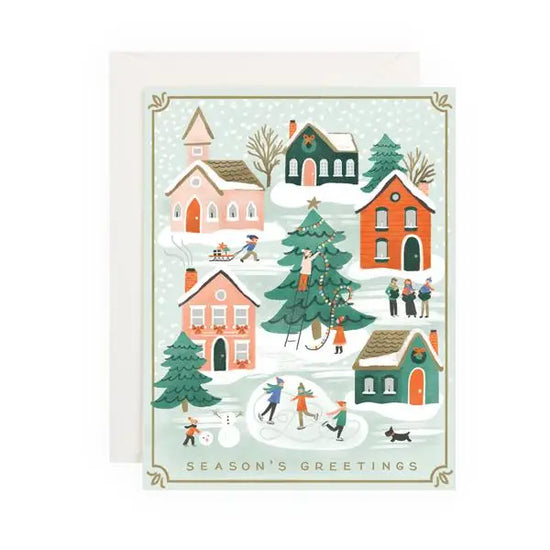 Holiday Town Card