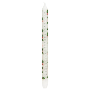 Holly Advent Candle