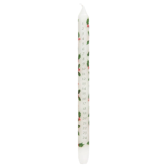Holly Advent Candle