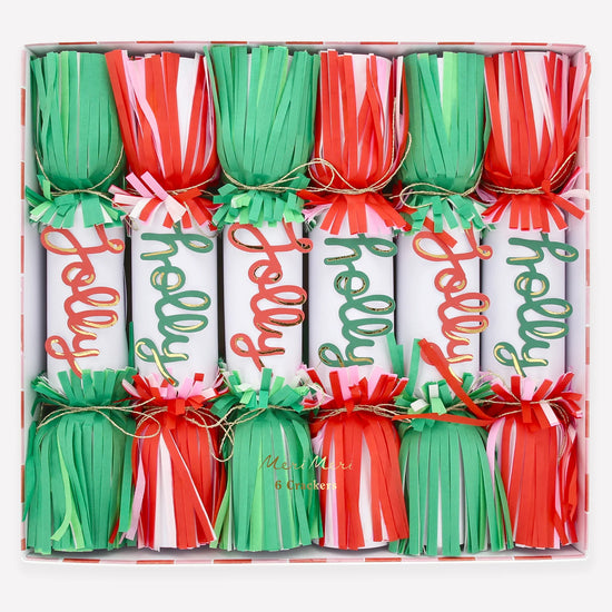 Jolly Holly Crackers