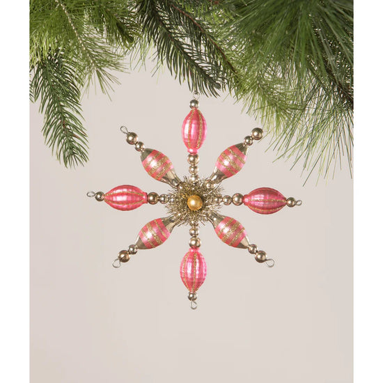 Hot Pink Starburst Ornament