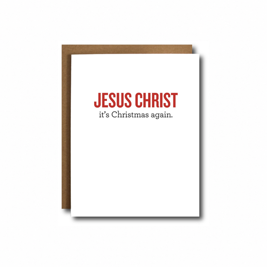 JC It's Christmas Again Card