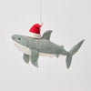 Santa Shark Ornament