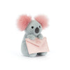 Koala with Message Jellycat
