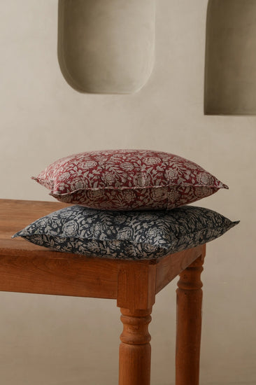 Linen Rio Blue Pillow