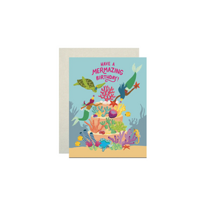 Mermazing Birthday Card