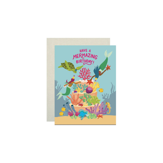 Mermazing Birthday Card