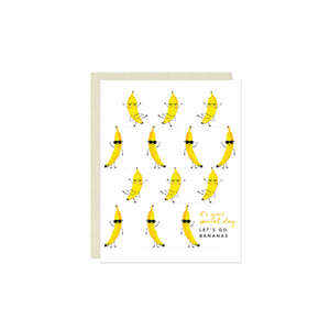 Bananas Birthday Card