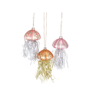 Tinsel Jellyfish Ornament