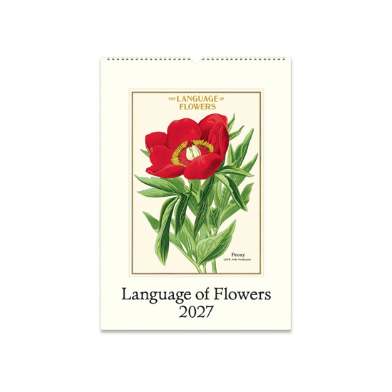 2027 Language of Flowers Wall Calendar