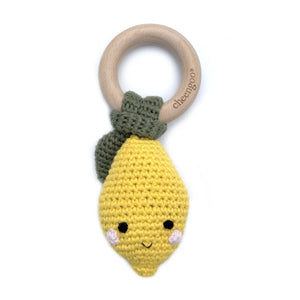 Lemon Teething Ring Rattle