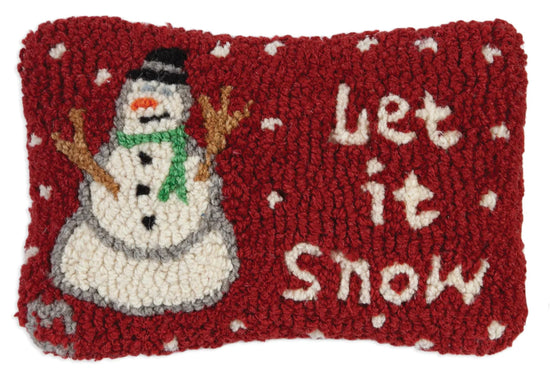 Let It Snowman Mini Pillow