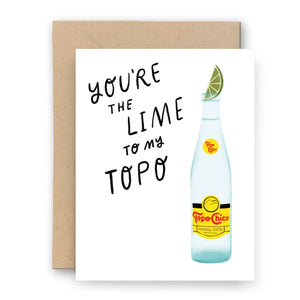 Lime to My Topo Card