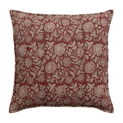 Linen Rio Red Pillow