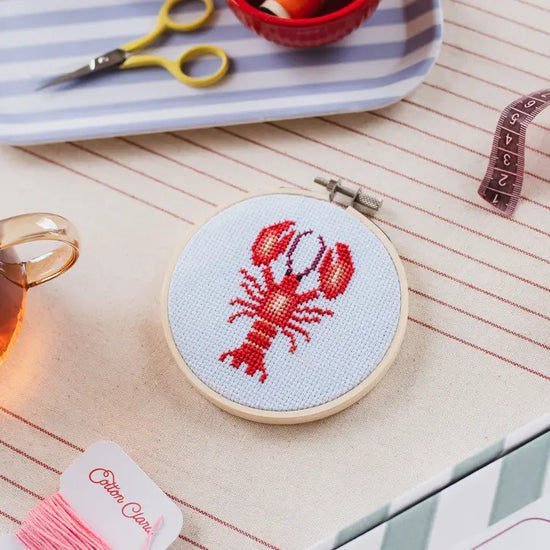 Lobster Cross Stitch Kit