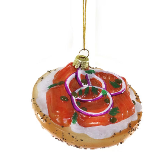 Bagel with Lox Ornament