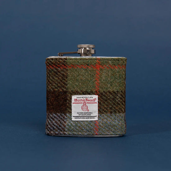 Harris Tweed Hip Flask