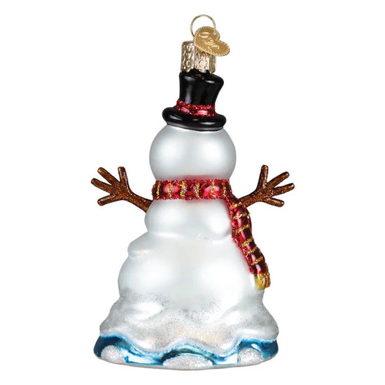 Melting Snowman Ornament