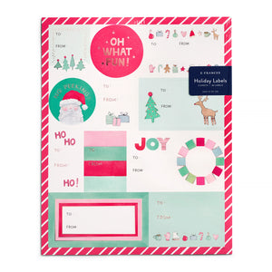 Merry Motif Gift Labels