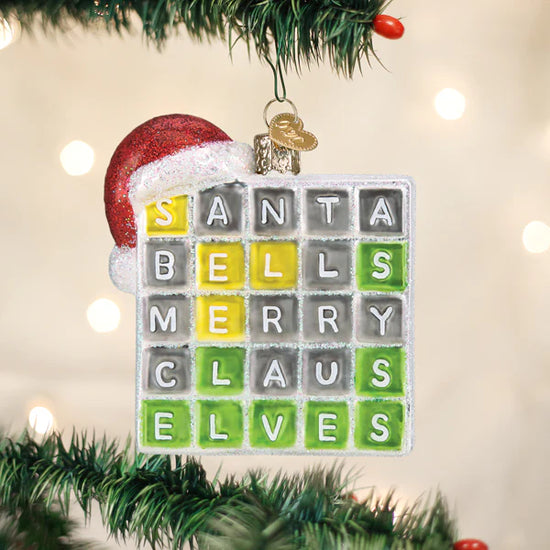 Merry Words Ornament