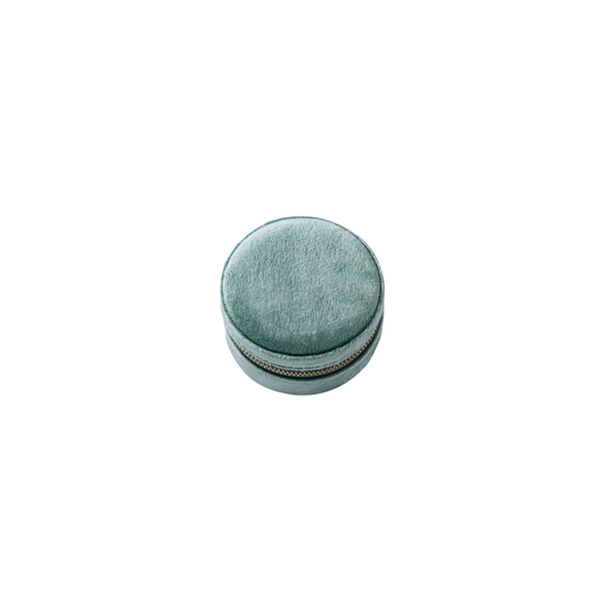 Round Velvet Jewelry Box