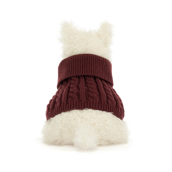 Scottie Dog Winter Jumper Jellycat