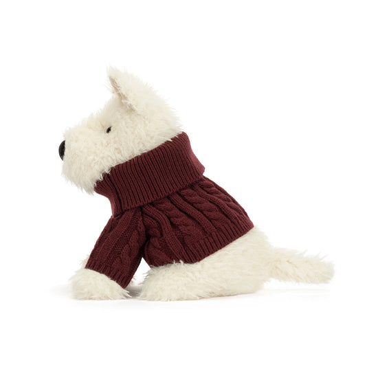 Scottie Dog Winter Jumper Jellycat