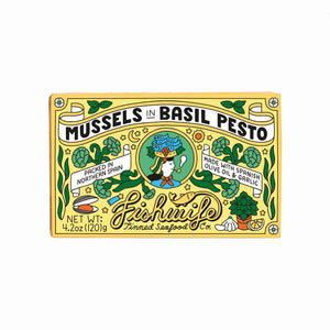 Mussels in Basil Pesto