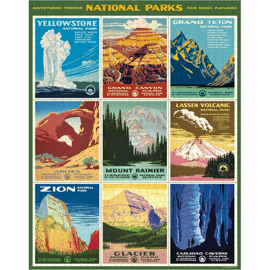 National Parks Posters Puzzle