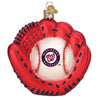 Nationals Baseball Glove Ornament