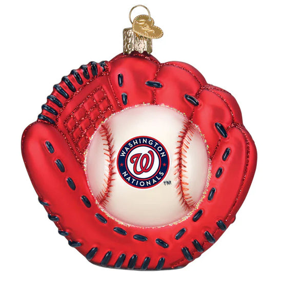 Nationals Baseball Glove Ornament