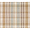 Natural Contemporary Check Wool Throw