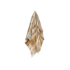Natural Contemporary Check Wool Throw