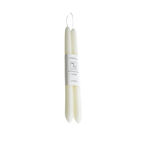 Beeswax Dipped Taper Candles