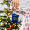 Needlepoint Passport Ornament